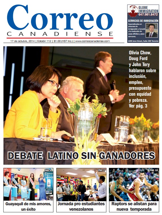 17 octubre, 2014 Portada. Nro 112. Correo Canadiense