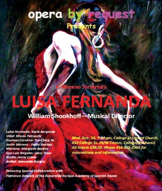 opera Cartel de la pieza de zarzuela Luisa Fernanda