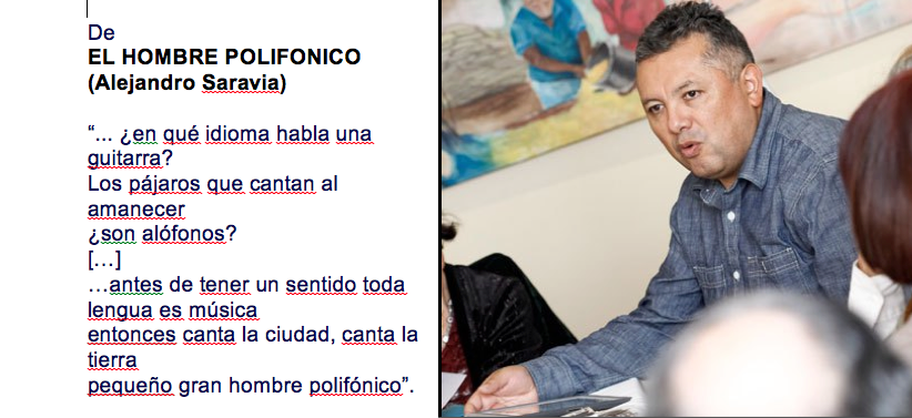 Presentan el libro El HombrePolifónico, de Alejandro Saravia