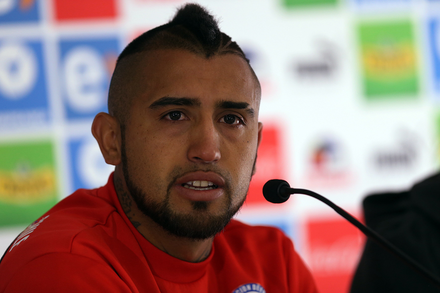 RUEDA DE PRENSA DE JUGADOR CHILE ARTURO VIDAL