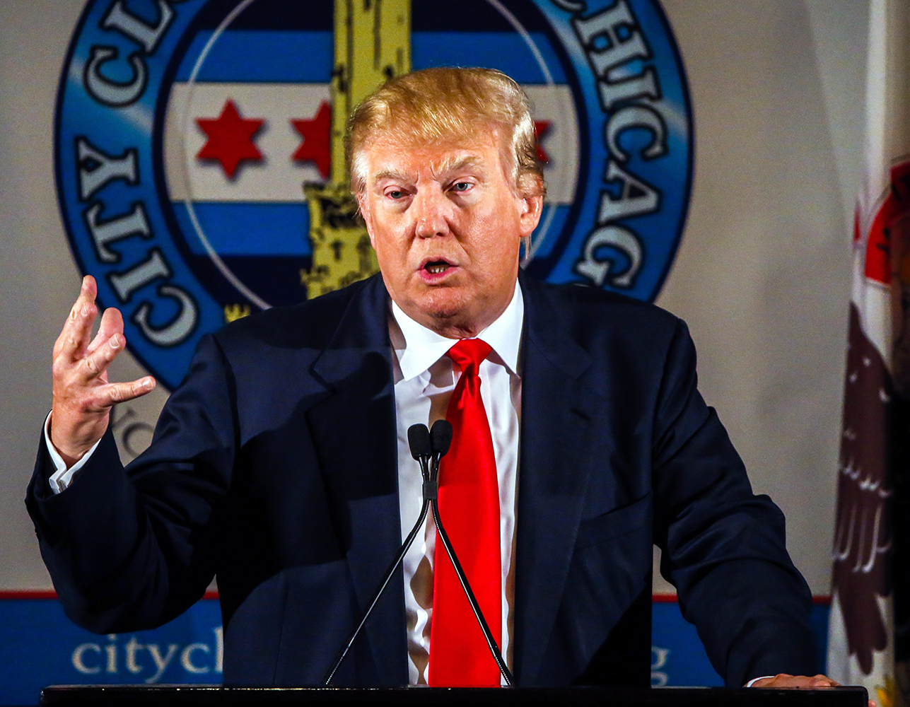 CANDIDATO A LA PRESIDENCIA DE EEUU DONALD TRUMP