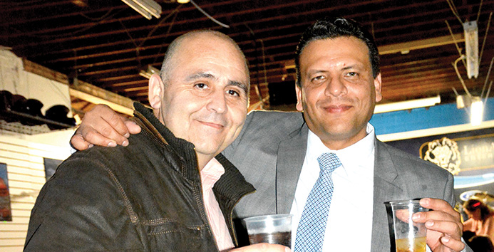 Oscar Avendaño y Leo Castaño