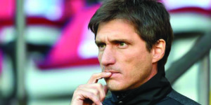 El técnico argentino-Guillermo Barros Schelotto