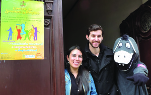 Maxim hizo su voluntario en Sucre, capital de Bolivia.