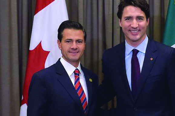 Cena ofrecida por Trudeau a Peña Nietoen Toronto costó más de 100 mil dólares