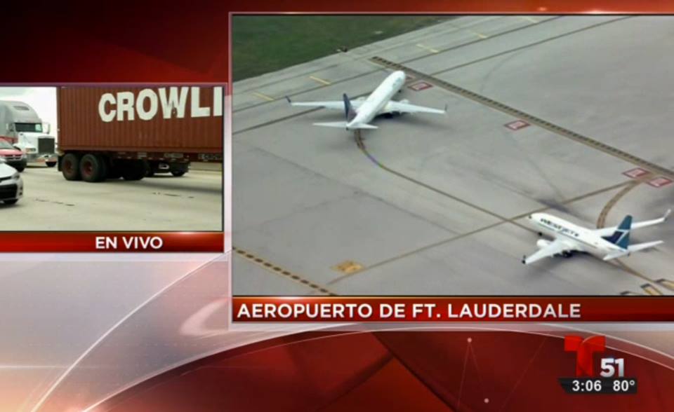 Balacera en aeropuerto de FortLauderdale deja al menos 5 muertos