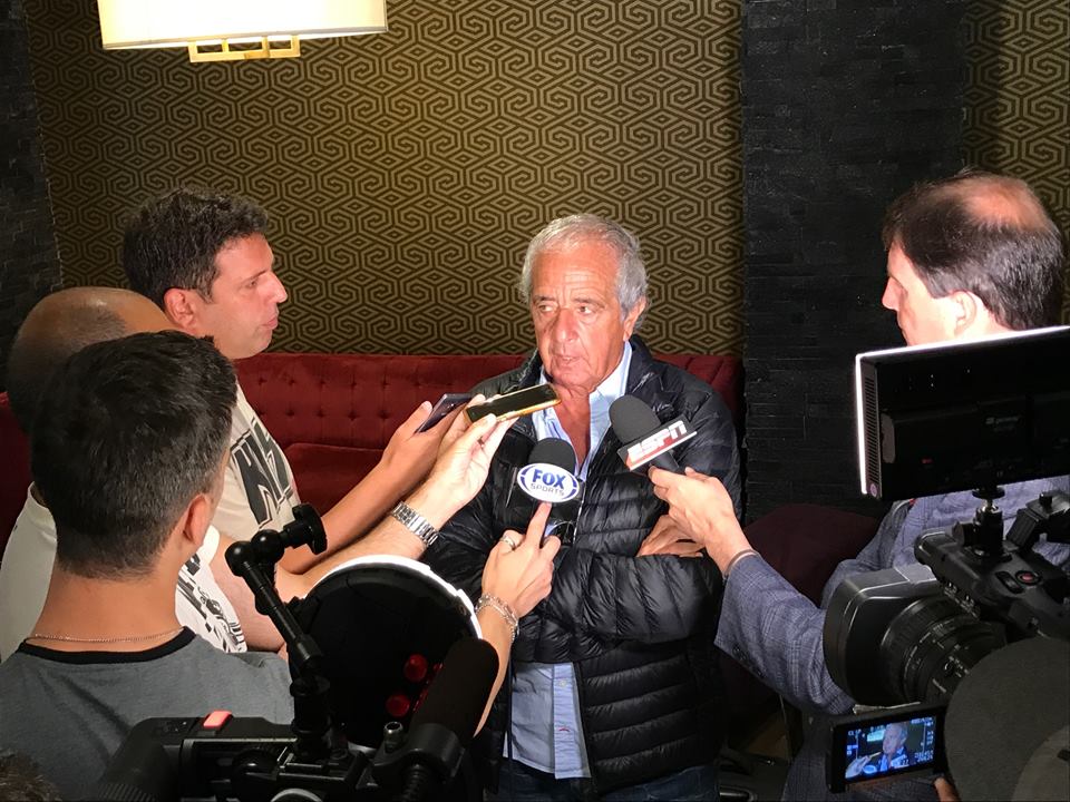 En Orlando: El presidente de River habla de la crisis de la AFA