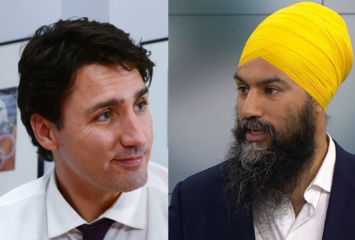 trudeau+singh