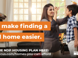 Líder del NDP-Ontario presentó su plan de “Viviendas Asequibles”