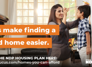 Líder del NDP-Ontario presentó su plan de “Viviendas Asequibles”