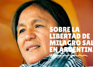 Piden en Canadá libertad de Milagro Sala en Argentina