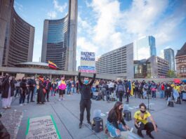 Colombianos piden al gobierno de Canadá pronunciarse en torno a la crisis del país sudamercano