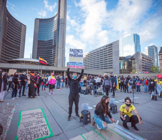 Colombianos piden al gobierno de Canadá pronunciarse en torno a la crisis del país sudamercano