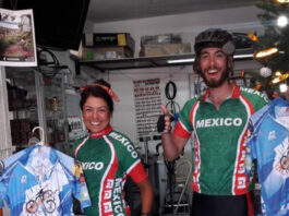 Jacqueline Díaz: viajó en bicicleta de Canadá a México
