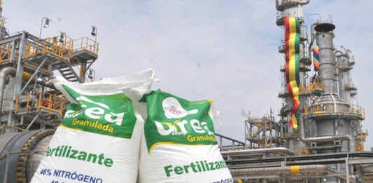 Potencian en Bolivia planta de urea más moderna de Sudamérica