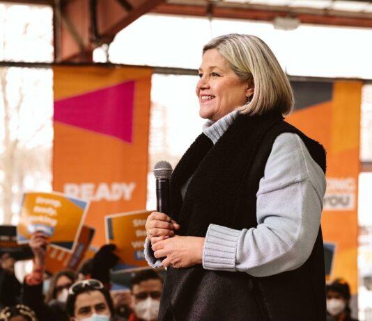 Andrea Horwath se presentará como candidata a alcalde de Hamilton en las próximas elecciones