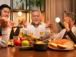 La cabecera de la mesa