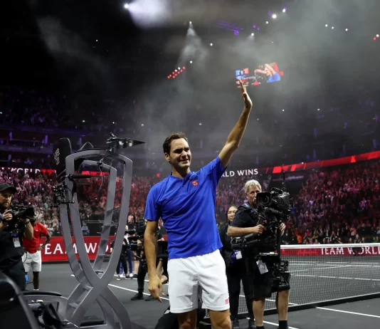 Se retiró el mejor jugador de tenis, Roger Federer