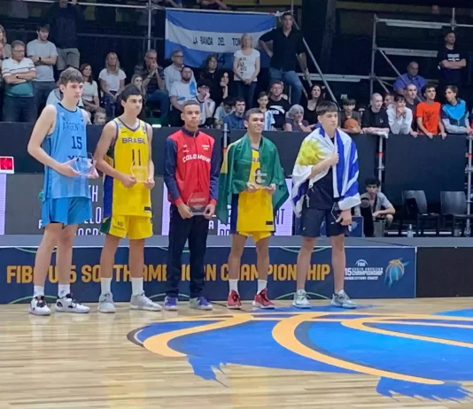 Sudamericano Sub 15: Brasil medalla de Oro, Argentina de Plata y Uruguay de Bronce