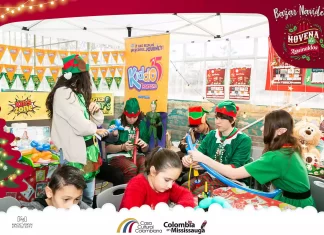 Lo latino se hizo sentir en un increíble Bazar Navideño