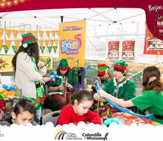 Lo latino se hizo sentir en un increíble Bazar Navideño