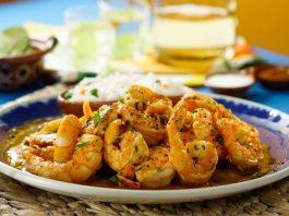 Receta de camarones a la mexicana
