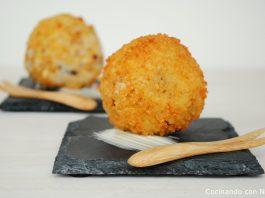 Receta de bolitas de queso y arroz
