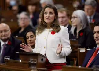 Gobierno de Canadá anuncia presentación de presupuesto anual