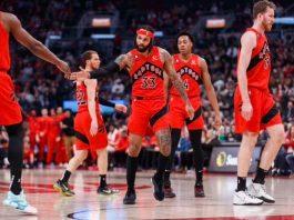 Los Toronto Raptors en su primer torneo de Play in.