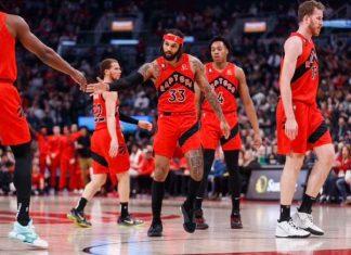 Los Toronto Raptors en su primer torneo de Play in.