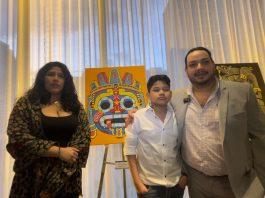 Emmanuel, un joven soñador que vende su arte para estudiar en Canadá.