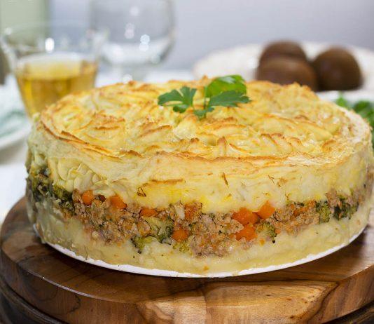 Receta de Pastel de carne y patata
