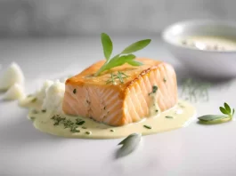 Receta de salmón con nata