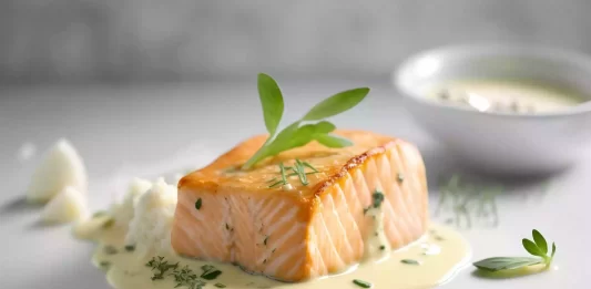 Receta de salmón con nata