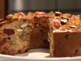 Receta de Pastel de frutos secos