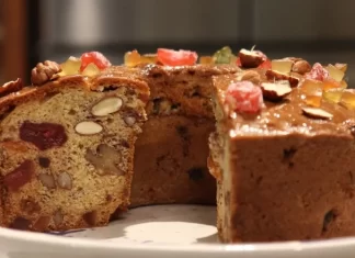 Receta de Pastel de frutos secos