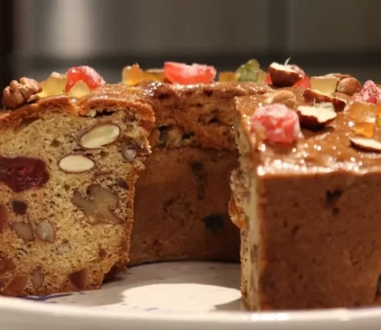 Receta de Pastel de frutos secos