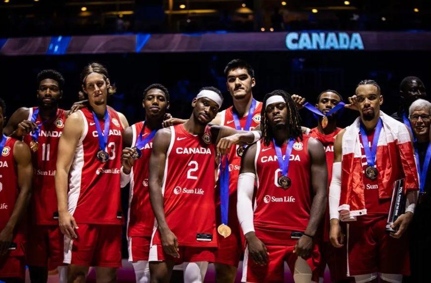 Canadá gana su primera medalla en un mundial de basketball