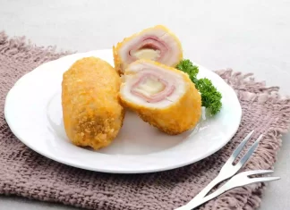 Receta de cordon bleu de pollo relleno de jamón y queso