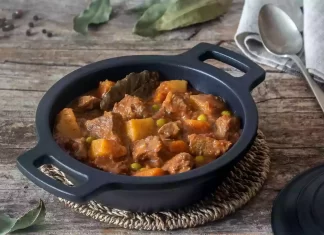 Receta de Estofado de ternera al vino tinto en Crock Pot