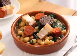 Receta de Potaje de garbanzos