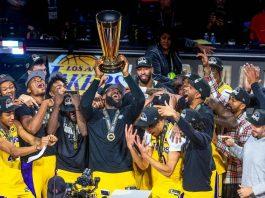 Los Lakers, primer campeón de la Copa NBA
