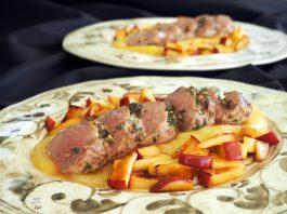 Receta de solomillo de cerdo con manzana