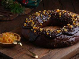 Receta de Roscón de Reyes de chocolate