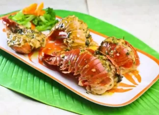 Receta de colitas de langosta en su jugo