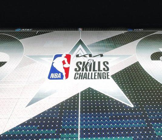 La NBA se vuelve de cristal con cancha LED para eventos All-Star
