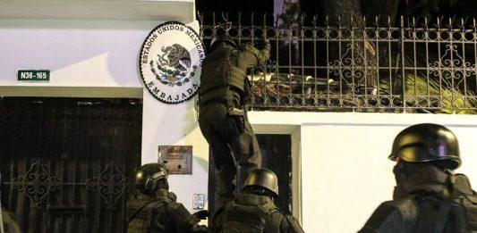 Ecuador-México. Asalto a embajada y condena mundial