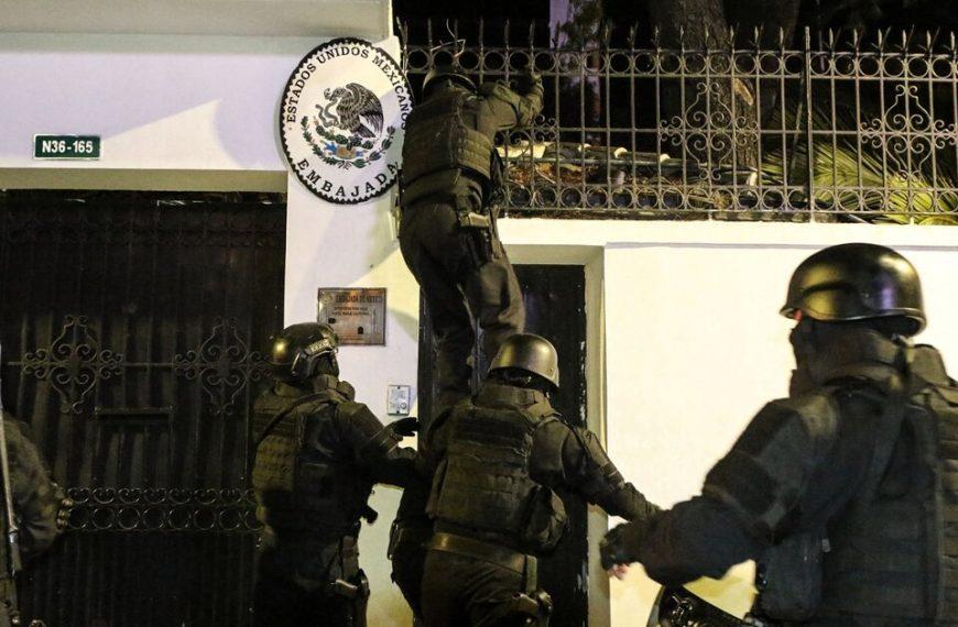 Ecuador-México. Asalto a embajada y condena mundial