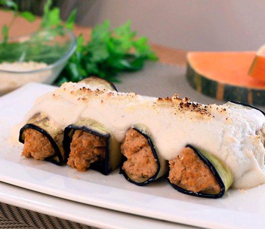 Receta de Canelones de berenjena