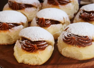 Receta de Miguelitos con dulce de leche